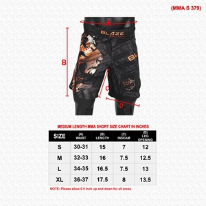 Pantalones Cortos de Entrenamiento de Artes Marciales Mixtas/BJJ Personalizados de Blaze Fight Wear para Hombre, Duraderos, Ligeros, para Grappling, Sin Gi - Product Image 6
