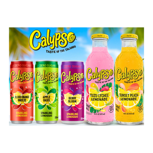 Auténtica limonada espumosa Calypso Apple Oasis sin azúcar, 24 latas de 330 ml, refrescante sabor a manzana, limón y matcha, venta al por mayor. - Product Image 6