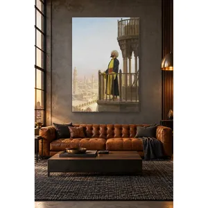Fida Jean-Lon Grme Impression sur toile : Le appel à la prière du muezzin depuis le minaret - Product Image 3