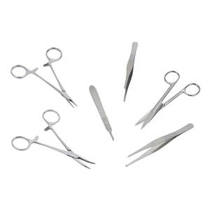 Kit de práctica de sutura para estudiantes de medicina Almohadilla de silicona grande con 14 Kit de sutura precortada, instrumento médico - Product Image 2