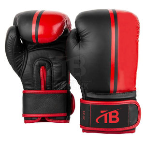 Gants de boxe en cuir pour hommes sur mesure avec logo pour l'entraînement et les arts martiaux - Product Image 1