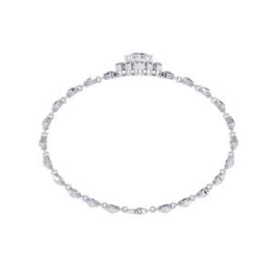 Magnifique bracelet et jonc en or 18 carats avec diamants de laboratoire, accessoire de bijouterie luxueux - Product Image 5