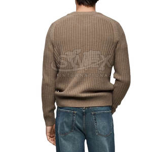 Venta Directa de Fábrica Suéteres de Algodón para Hombre MOQ Bajo Suéteres para Hombre 2025 Los Más Vendidos - Product Image 3