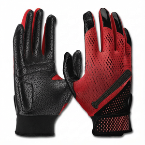 Wholesale Bulk Custom Baseball Batting Gloves Breathable Cowhide Durable Construction Wristband Closure Softball Batting Gloves - Product Image 6