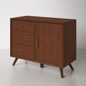 Nouvelle armoire de rangement classique en bois massif noyer quantité en gros en vrac pour la maison salon bureau hôtel centre commercial Super marché - Product Image 4