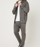 Vente en gros de survêtement à demi-fermeture éclair 1/4 pour homme, ensemble deux pièces survêtement personnalisé pour homme