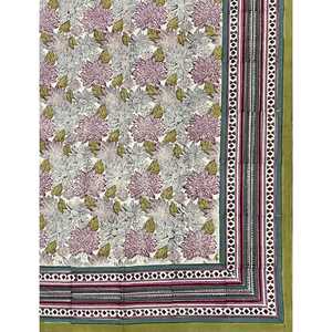 King Size 100% Cotton Hand Block Printed Double Bedsheet Pillow Covers Eco-Friendly Floral <b>Comforter</b> <b>Set</b> for Home 3pcs <b>Set</b> - Product Image 2