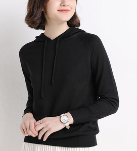 Sudadera holgada de algodón 100% para mujer, ropa deportiva con logo bordado personalizado, gruesa, de gran tamaño - Product Image 3
