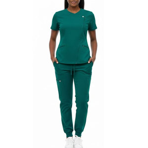 Uniforme d'infirmière pour femmes, ensemble de blouses durables avec tissu extensible pour les professionnels de la santé et l'usage quotidien - Product Image 1