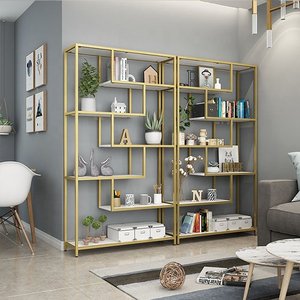 Handmade <b>Rustic</b> <b>Wood</b> and Iron Display <b>Shelf</b> for Living Room Decor KTB68101 - Product Image 6