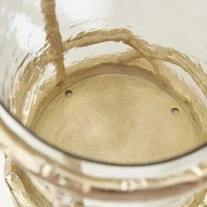 BOÎTE BOUGIE DÉCORATIVE VINTAGE LIGNES BRILLANTES - Product Image 4