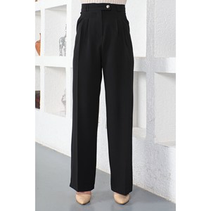 Pantalones Casuales de Tela con Cintura Elástica y Dobladillo Acampanado, Transpirables, Talla XL, Estilo Cargo con Efecto Arrugado - Product Image 2