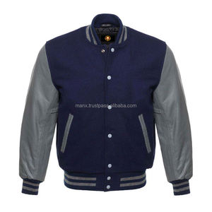 แจ็กเก็ตหนังปิดซิปแบบลำลองพร้อมตัวอักษรปักโลโก้ได้ตามที่ต้องการสำหรับทุกเพศ - Product Image 2