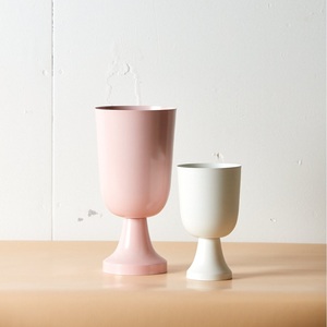 Jarrón de cáliz con recubrimiento de polvo blanco de metal de alta calidad con base para decoración de bodas y fiestas, jarrón y macetas doradas - Product Image 3