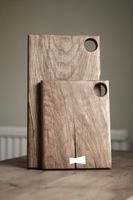 Planche à découper en acacia de couleur naturelle personnalisée - Durable, compatible lave-vaisselle, design moderne, logo personnalisé, utilisation en restaurant