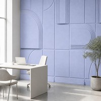 Panneau acoustique 3D à rainures, panneau acoustique en feutre PET absorbant le son, panneau acoustique en fibre de polyester, feutre acoustique Kusdesign