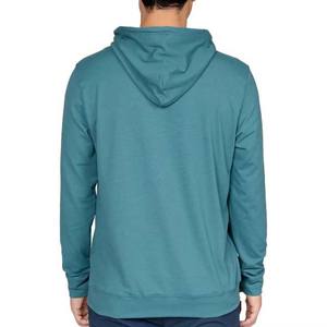 Séchage rapide 100% coton léger hommes sweats à capuche respirant pull manches longues personnalisable Logo Design hommes sweats à capuche - Product Image 2