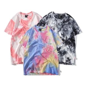 Tie Dye Camiseta de verano de manga corta de algodón Streetwear Urban Unisex Regular Fit Long High Street Collection de Bangladesh - Product Image 6