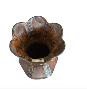 Jarrón de metal dorado personalizable hecho a mano, latón hecho a mano, decoración del hogar para bodas, fiestas y eventos - Product Image 3