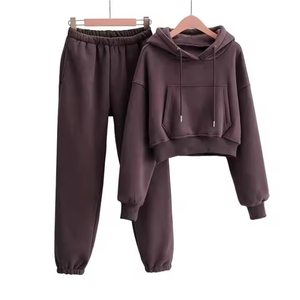 Nouveau style de survêtements pour femmes survêtements de service OEM vêtements d'hiver survêtements pour femmes en coton - Product Image 6