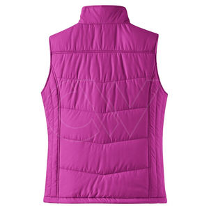 Popular Design Polyester Vests Fashion <b>Women's</b> Casual Ladies <b>Waistcoat</b> with Side Pockets and Stand Up Collar with Custom Logo - Product Image 2