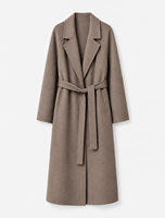 Manteau en cachemire de luxe pour femmes, surdimensionné, respirant, doublure en soie écologique, double face