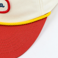 Casquettes de baseball brodées 3D bicolores jaunes en tissu éponge, style sportif avec cordon, vente en gros ODM, pour voyage, activités de plein air, pêche, Injae Vina Vietnam