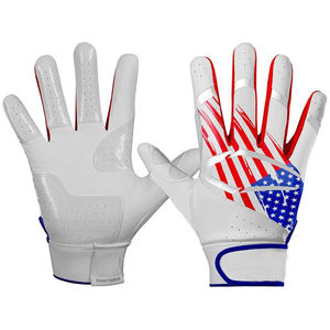 Guantes de bateo ligeros para béisbol y softball con palma antisudor y agarre flexible para todas las edades - Product Image 1