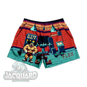 กางเกงขาสั้นผู้ชายสไตล์วินเทจสตรีทแวร์ปี 2023 คุณภาพสูง ผลิตจากโพลีเอสเตอร์ 100% ระบายอากาศได้ดี กันยับ กันลม กันน้ำ แห้งเร็ว มีหลายขนาด - Product Image 1