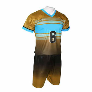 Tenue de lacrosse de qualité supérieure pour équipes universitaires, uniforme personnalisé avec logo imprimé, maillot et short 100% polyester, séchage rapide, unisexe, couleurs personnalisées - Product Image 3