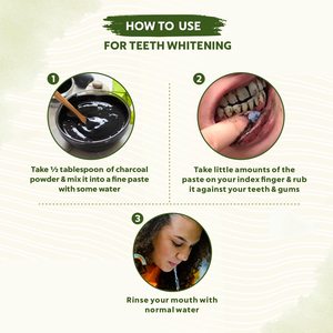 Poudre de charbon de bois activé bio biologique (poudre de guérison indienne) Pack de charbon de bois OEM vente en gros herbes pour les soins du visage et de la peau 200g - Product Image 6