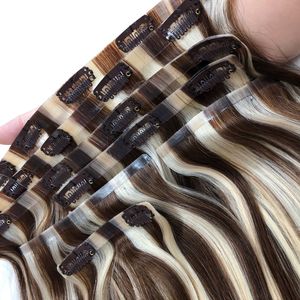 Extensions de cheveux naturels vierges lisses sans couture à clipser Offre Spéciale vendeurs de cheveux humains à cuticule alignée Vague naturelle - Product Image 5