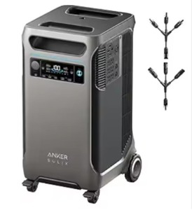 สถานีไฟฟ้าพกพา F3800 รุ่นใหม่ ความจุ 3840Wh แบตเตอรี่ LiFePO4 กำลังไฟสูงพิเศษ 6000W AC - Product Image 2