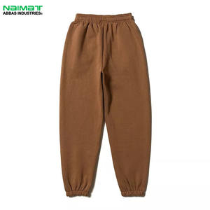 Pantalones de chándal de lana térmica delgados para hombre de todos los colores personalizados con bolsillo ligero 100% algodón estilo informal gran cantidad - Product Image 6