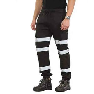Pantalons de travail multi-poches de sécurité en gros, vêtements de travail pour hommes, shorts de travail pour hommes, pantalons de travail réfléchissants lavés pour hommes - Product Image 1