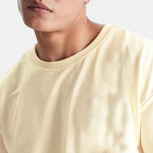 เสื้อยืดผ้าฝ้าย100% สำหรับผู้ชายเสื้อยืดโอเวอร์ไซส์ผ้านุ่มออกแบบได้ตามต้องการ - Product Image 5