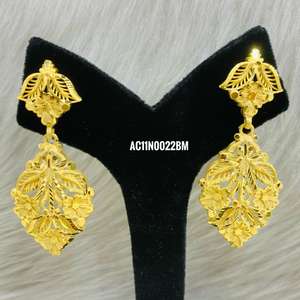 Ensemble de colliers de mariage plaqué or bijoux de mode tous types de design un gramme nouveau design - Product Image 3