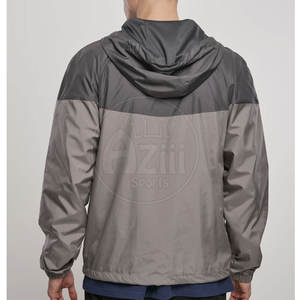 Chaqueta Cortavientos con Capucha y Estampado Frontal Personalizado, para Hombre, Moda Urbana de Invierno, Transpirable, Resistente al Viento, de Poliéster y Algodón - Product Image 6