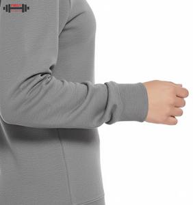 Fournisseur direct d'usine, sweats à capuche pour femmes personnalisés, 2 pièces, hiver, faible MOQ, prix bas, coupe ajustée, coton, de marque - Product Image 3