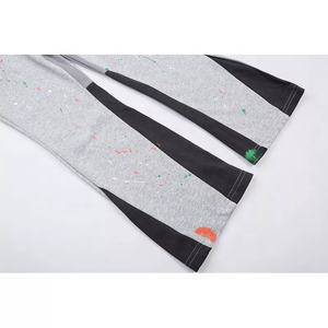 Pantalones acampanados de tendencia 2023 para hombre, cintura alta informal a la moda con cordón, forro polar de algodón hecho en Pakistán 100% - Product Image 2