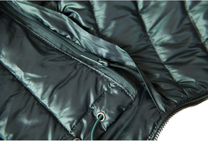 Chaqueta acolchada reflectante personalizada, ropa deportiva nocturna para exteriores de seguridad, elegante chaqueta acolchada metálica para mujer, burbuja brillante de gran tamaño - Product Image 3