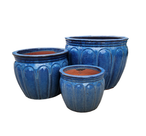 El mejor precio para maceta de cerámica esmaltada de diseño moderno, cerámica de patrón redondo de alta calidad, plantación de escritorio para guardería en casa al aire libre - Product Image 5