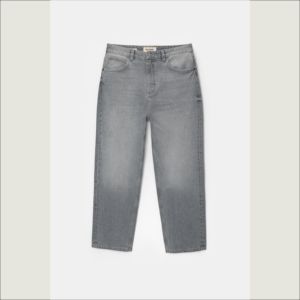 Jeans pour hommes de haute qualité coupe ample pantalon décontracté avec coupe ample jambe droite imprimé lavé mode jean en gros - Product Image 5