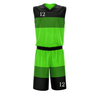 Conjunto de Uniforme de Baloncesto para Hombre, Venta Caliente, Color Personalizado, Poliéster con Nuevo Diseño Impreso, Transpirable, Talla Grande, Venta al por Mayor - Product Image 2