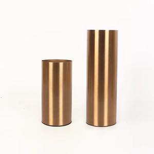 Handmade Unique Design Aluminum Flower <b>Vase</b> with <b>Gold</b> Finish for Rustic Home Decor and Displaying Flowers - Product Image 1