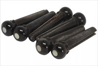 High Quality Ebony Ox Horn Bridge Pins Direct Export for Guitar Tremolo Buffalo Horn Parts Stringed Instruments Accessories