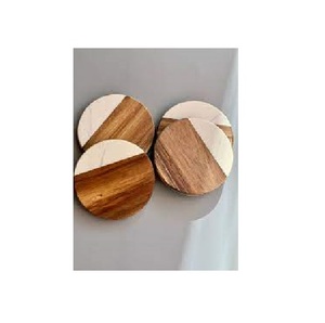 Conjunto de posavasos de madera de mármol blanco de tendencia Creative Classic Home Bar Drink Tea Mat/Pad de India Bar Trending Stone Material - Product Image 2