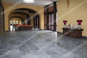 Selección de lujo de piedra caliza azul vietnamita antigua piedra pavimentada natural para villas y espacios elegantes - Product Image 6