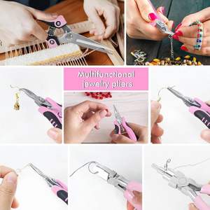 ชุดคีมเครื่องประดับขนาดเล็ก8ชิ้นชุดเครื่องมือทำเครื่องประดับวัสดุจากเยอรมันนำเข้าใหม่ - Product Image 3