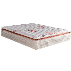 Matelas Mundo Staple V1 18 cm hybride à ressorts ensachés, hypoallergénique, tissu tricoté doux, mousse confort multicouche - Product Image 1